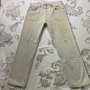 Vintage 1980s Levis 501 xx‎ 36X30
Light Blue Denim Jeans Button Fly
USA Made